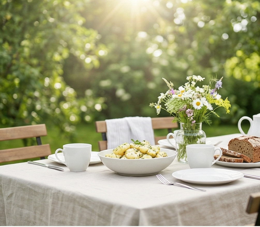 Gemenskap i trädgården
